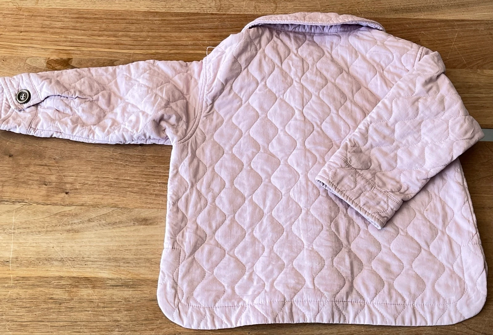 🌸 𝒎𝒛 | Z8 Mini gewatteerd jasje lila | maat 98 | katoen | tussenjas| vest – photo 2